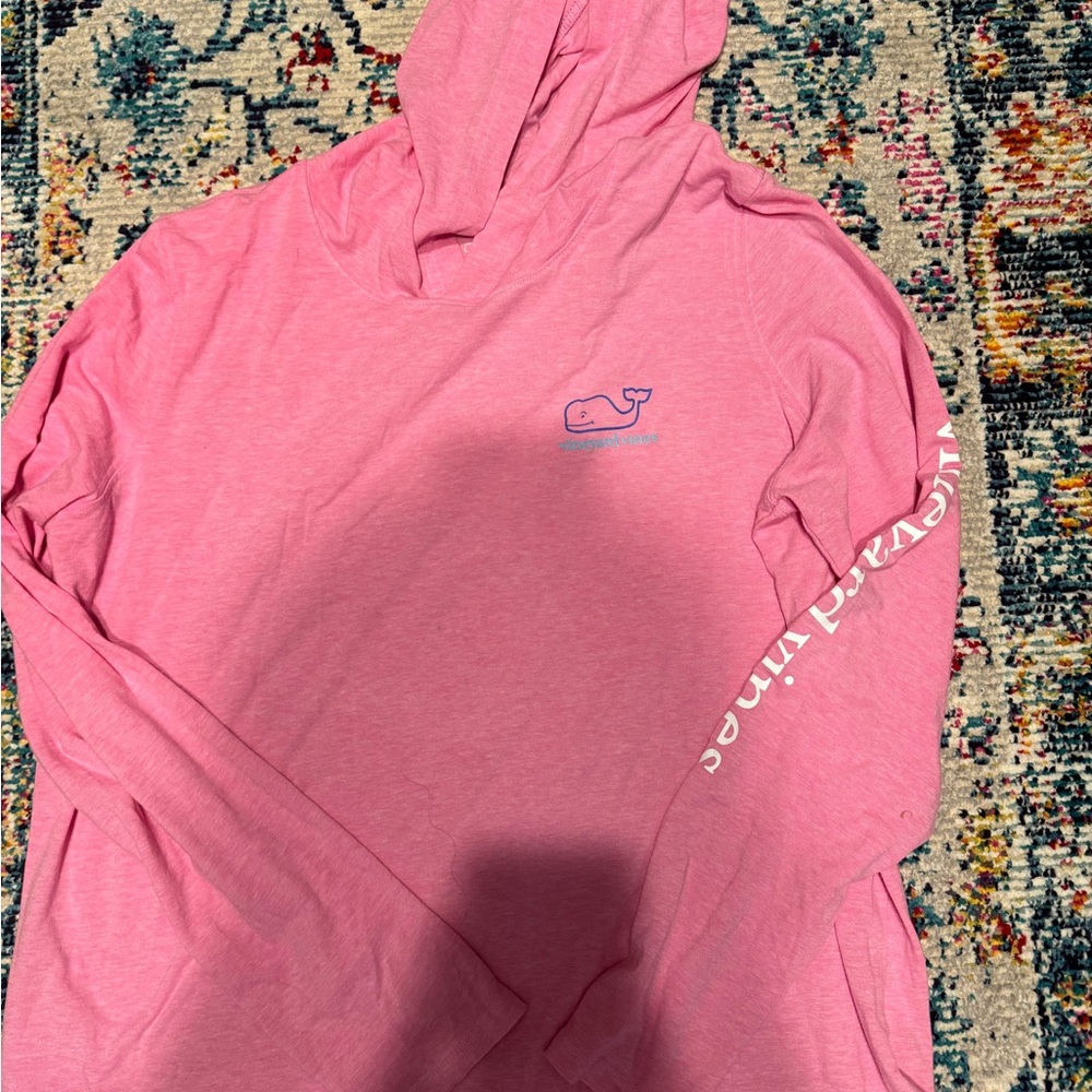 Vineyard Vines Light Pink Long Sleeve Hoodie